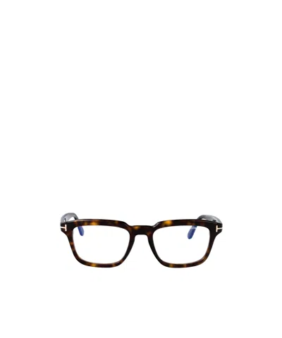 Tom Ford Eyewear Square-frame Glasses In Black