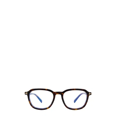 Tom Ford Eyewear Square Frame Glasses In Brown