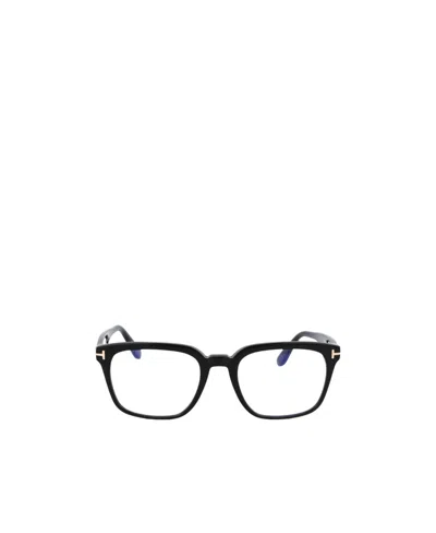 Tom Ford Eyewear Square Frame Glasses In Black