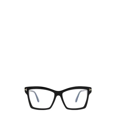 Tom Ford Eyewear Square Frame Glasses In Black