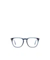 Tom Ford 50mm Round Blue Block Filter Optical Glasses In Blue