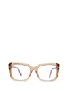 Tom Ford Eyewear Square Frame Glasses In Brown