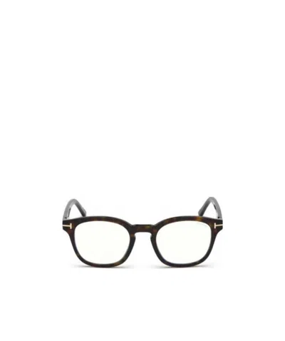 Tom Ford Eyewear Square Frame Glasses In White