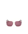 Tom Ford Raphaela Mixed-media Butterfly Sunglasses In Purple