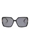 Tom Ford Eyewear Square Frame Sunglasses In Black