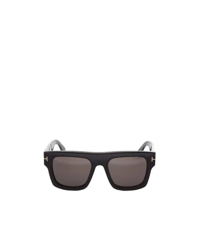 Tom Ford Eyewear Square Frame Sunglasses In Black