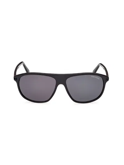 Tom Ford Eyewear Square Frame Sunglasses In Black
