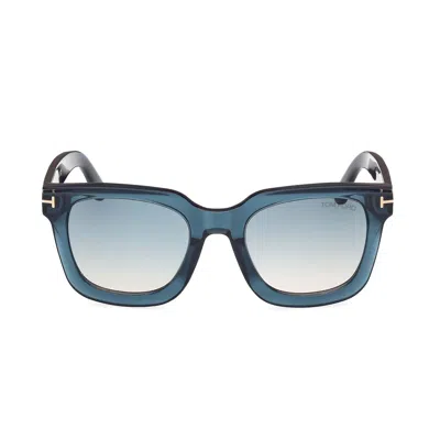 Tom Ford Eyewear Square Frame Sunglasses In Blue
