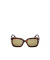Tom Ford Eyewear Square Frame Sunglasses In Brown
