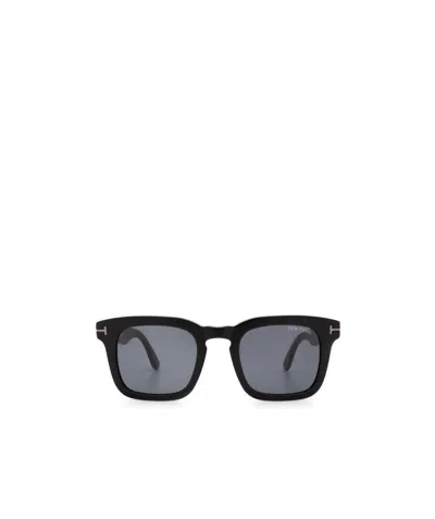 Tom Ford Eyewear Square Frame Sunglasses In Gray