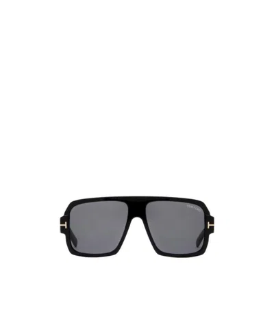 Tom Ford Eyewear Square Frame Sunglasses In Gray