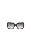 Tom Ford Kaya 54mm Polarized Gradient Square Sunglasses In Gray