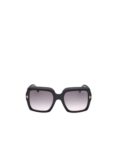 Tom Ford Eyewear Square-frame Sunglasses In Gray