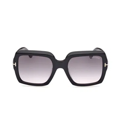 Tom Ford Womens Black Tr001783 Kaya Square-frame Acetate Sunglasses