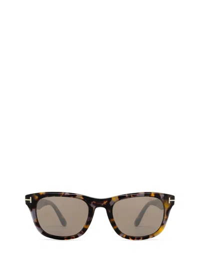 Tom Ford Eyewear Square-frame Sunglasses In Brown