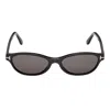 Tom Ford Eyewear Oval Frame Sunglasses In Black