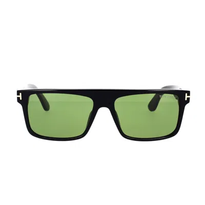 Tom Ford Womens Black Ft0999 Square-frame Acetate Sunglasses