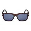 Tom Ford Eyewear Rectangular Frame Sunglasses In Brown