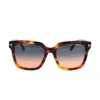 Tom Ford Tortoiseshell Square-frame Sunglasses In Brown