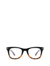 Tom Ford Black & Havana Ft5970 Square Blue Light Glasses Metal In Brown