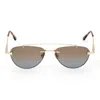 Tom Ford Eyewear Pilot Frame Sunglasses In Brown