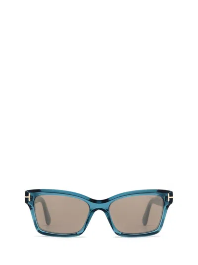 Tom Ford Eyewear Sunglasses In Shiny Blue