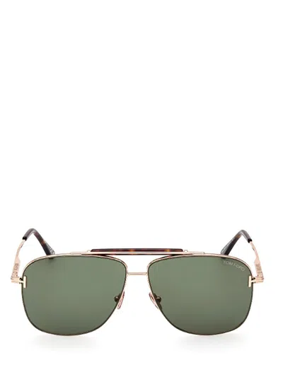 Tom Ford Eyewear Sunglasses In Shiny Rose Gold
