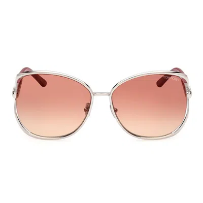Tom Ford Eyewear Sunglasses In Silver