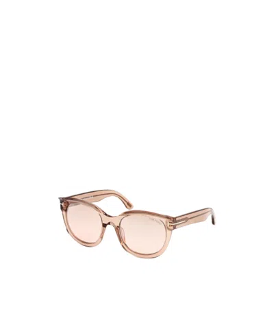 Tom Ford Eyewear Tamara Cat Eye Sunglasses In Brown