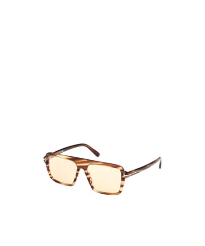 TOM FORD TOM FORD EYEWEAR VINCENT PILOT-FRAME SUNGLASSES
