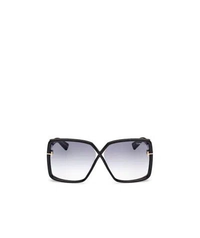 Tom Ford Eyewear Yvonne Oversized Sunglasses In White