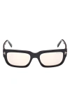 Tom Ford Ezra 54mm Rectangular Sunglasses