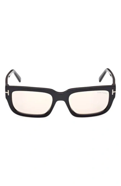 Tom Ford Ezra 54mm Rectangular Sunglasses In Multi