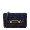 Tom Ford Fabric Clutch Women's Bag In Blue