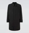 Tom Ford Faille Down Raincoat In Black