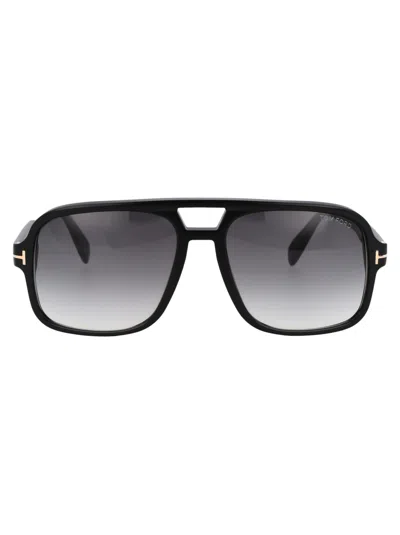 Tom Ford Falconer-02 Sunglasses In Black