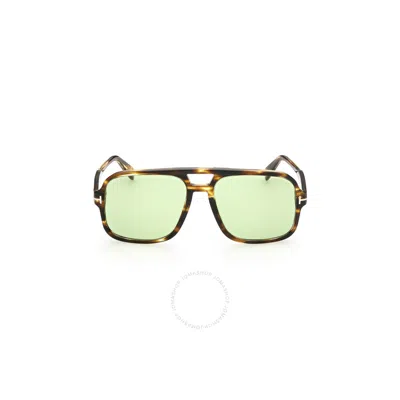 Tom Ford Falconer Green Navigator Men's Sunglasses Ft0884 52n 60