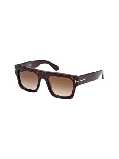 Tom Ford Fausto - Ft 711 Sunglasses In Brown