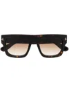 Tom Ford Tortoiseshell Square-frame Sunglasses