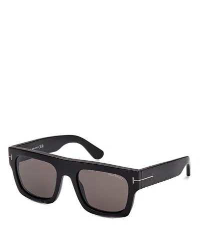 TOM FORD FAUSTO GEOMETRIC SUNGLASSES, 53MM
