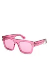Tom Ford Eyewear Square Frame Sunglasses In Pink