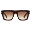 Tom Ford Eyewear Square Frame Sunglasses In Brown