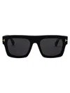 Tom Ford Sunglasses In 01a Nero Lucido / Fumo