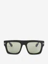 Tom Ford Fausto 53mm Square Sunglasses In Black