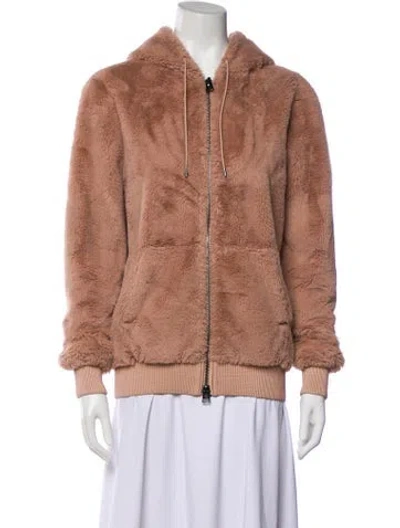 Pre-owned Tom Ford Faux Fur Jacket In Pink
