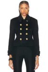 Tom Ford Embellished Wool-felt Jacket In Black
