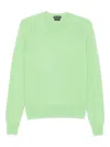 Tom Ford Cashmere Crew Neck Sweater Long Sleeves In Green