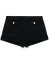 Tom Ford Blue Virgin Wool Bermudas In Blue