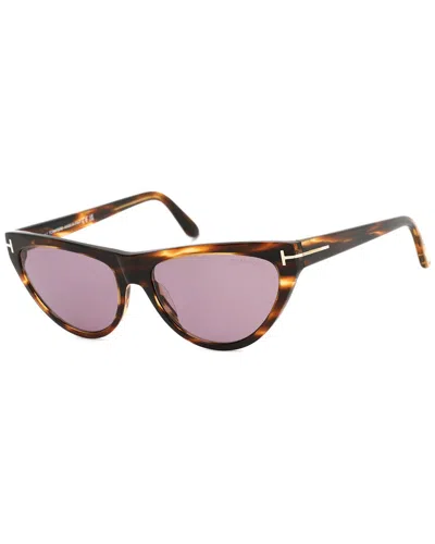 Tom Ford Cat-eye Frame Sunglasses In Brown