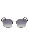 Tom Ford Fern 57mm Polarized Square Sunglasses